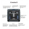 3D Printer Flashforge Creator 3 PRO IDEX Independent Dual Extrusion